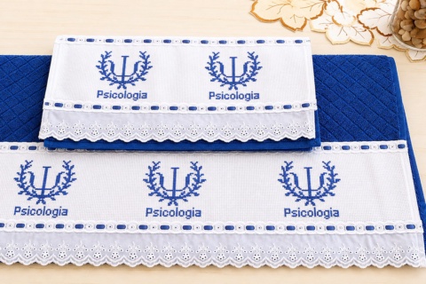 Jogo de toalhas personalizado por profissão